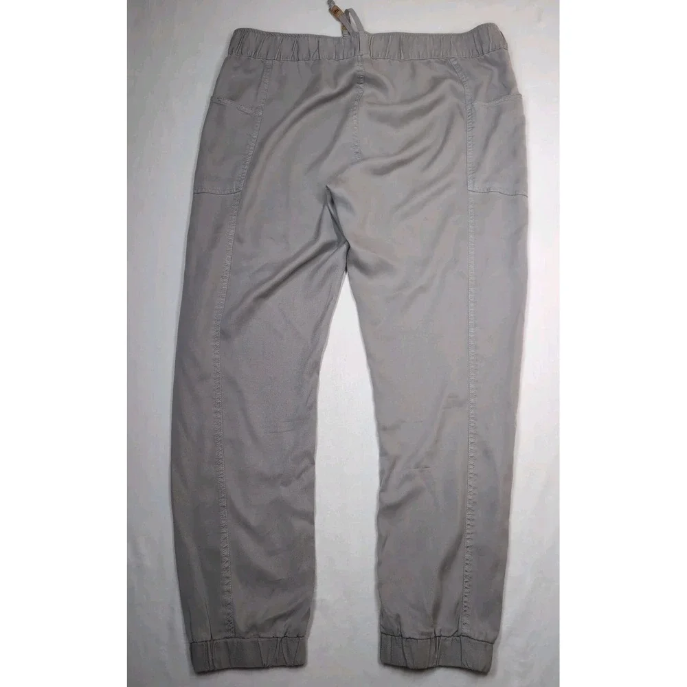 Tentree Womens XL Colwood Jogger Tencel Lightweight Pant Grey Pullon Organic